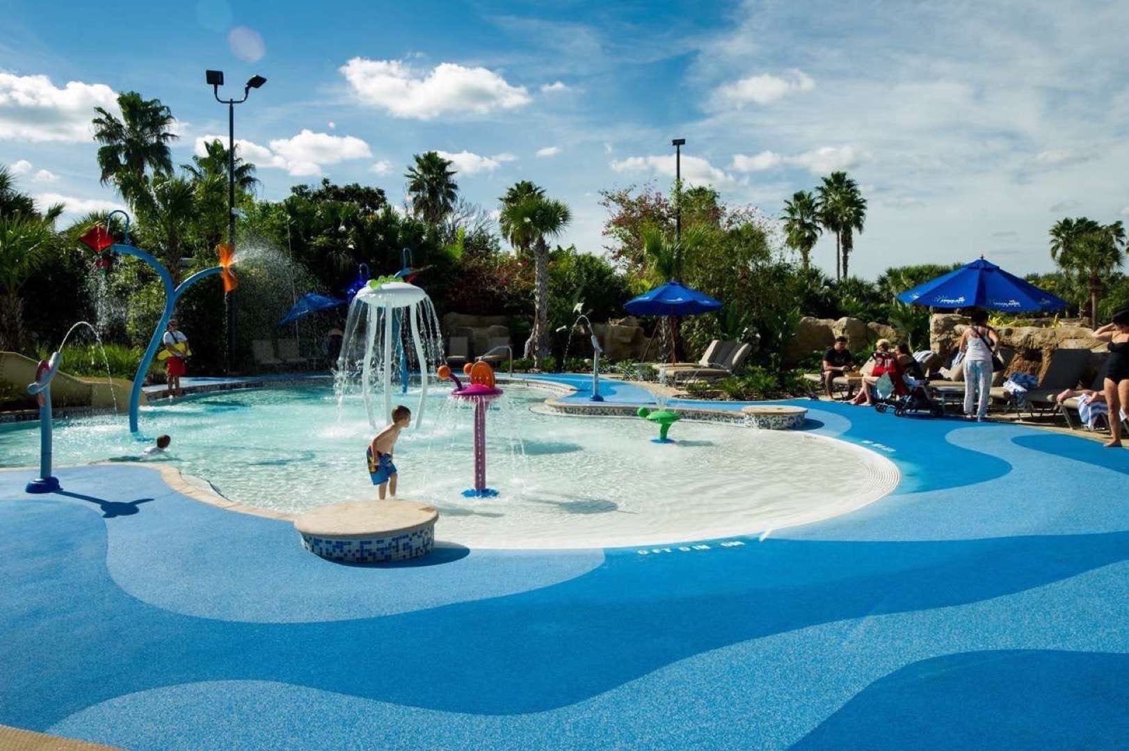 Orlando World Center Marriott View of the Marriott's Orlando World Center's water park for children.