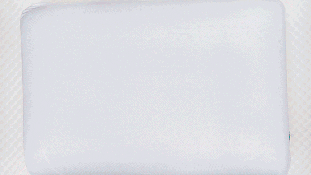 GIF animation of layers of a pillow being shown
