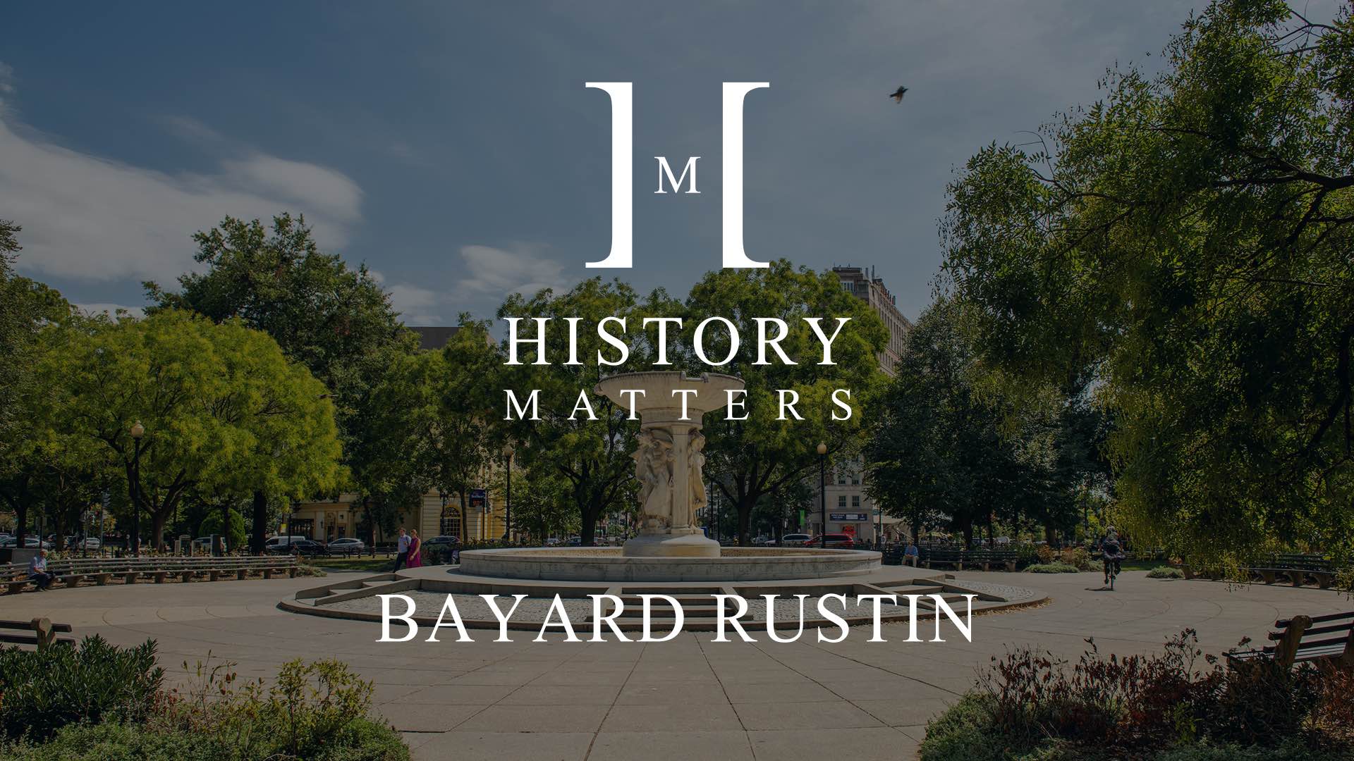 IU C&I Studios Page White HM Bayard Rustin logo with background