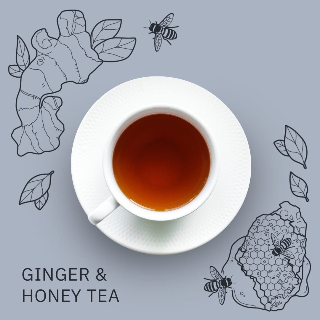 Sinus and Allergies Honey Giner Tea