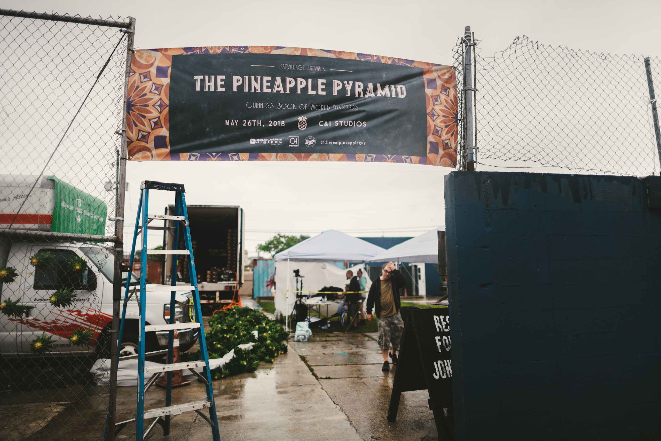 Artwalk 2018 May Pineapple Pyramid Banner