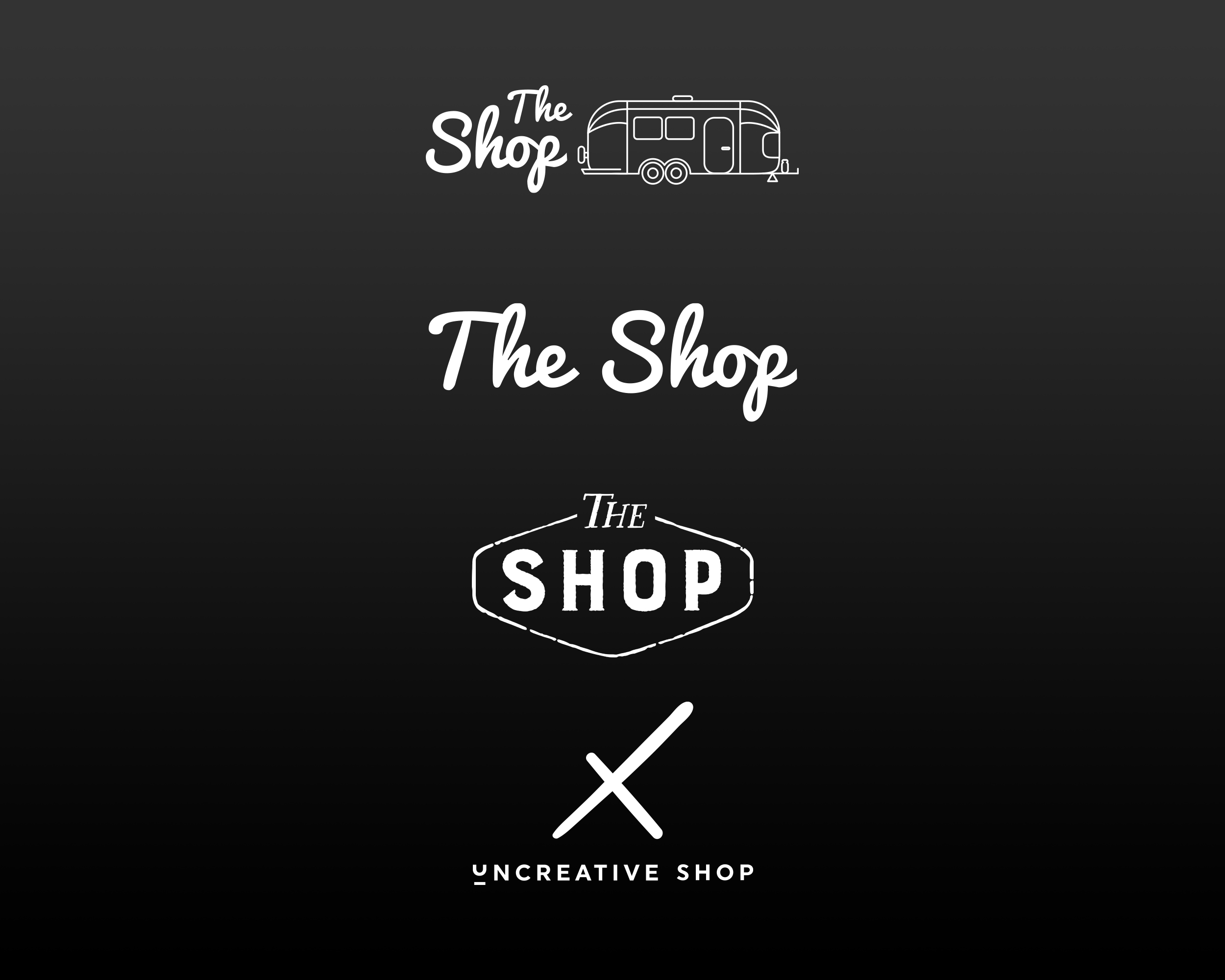 Various The Shop Logo in terms of Progression