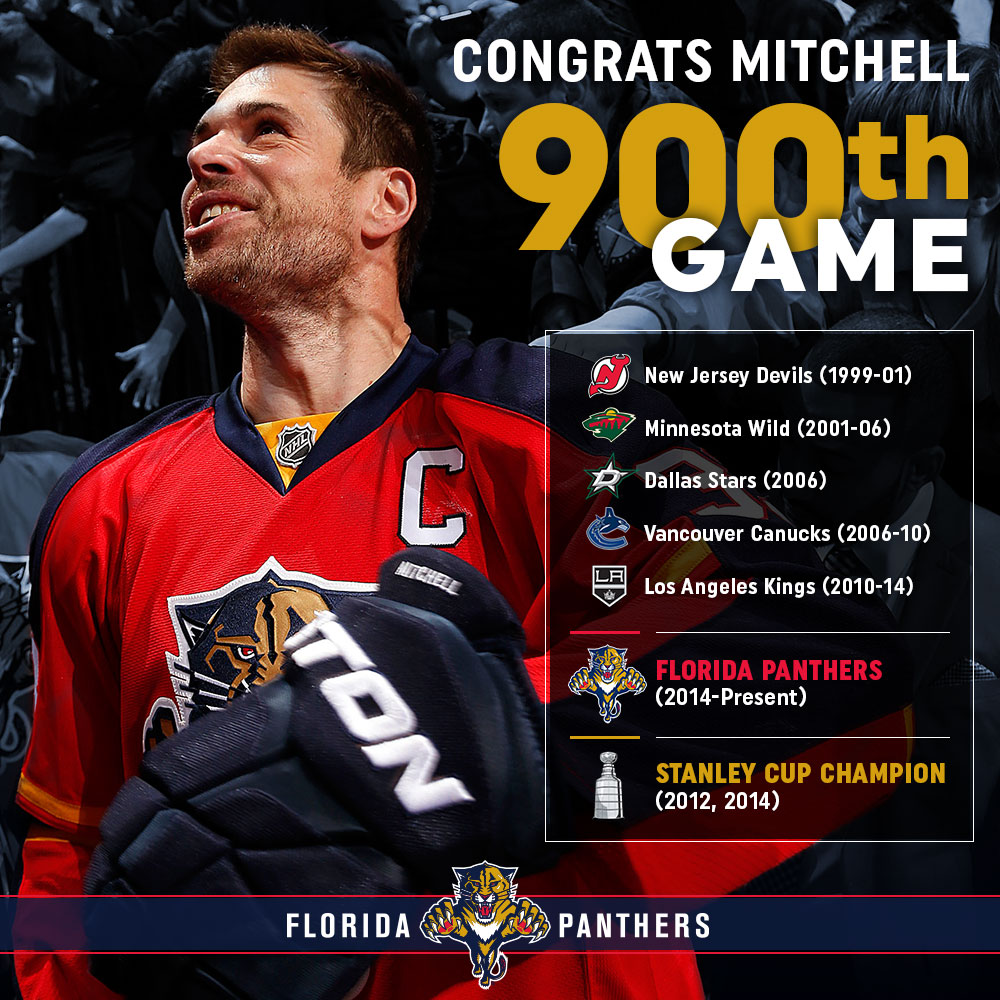 Mitchell 900th Game Infographic