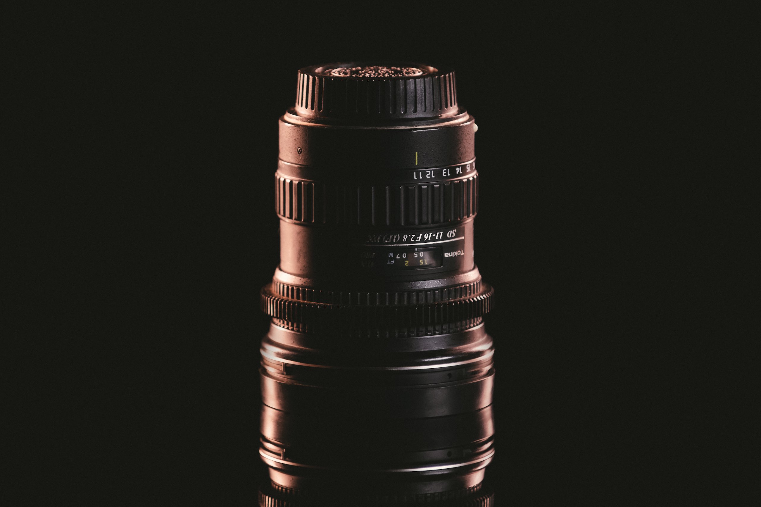 IU Tokina 11-16mm Lens for rent on display