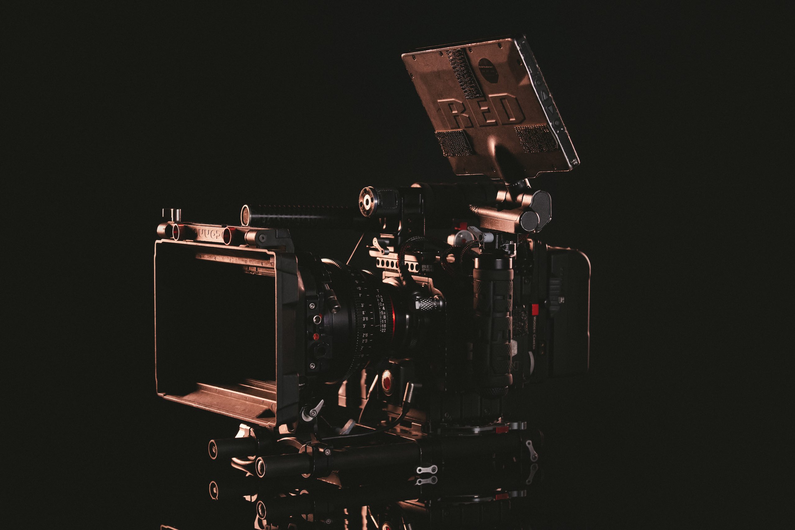 RED 6k Epic Dragon Cinema Camera for rent on display