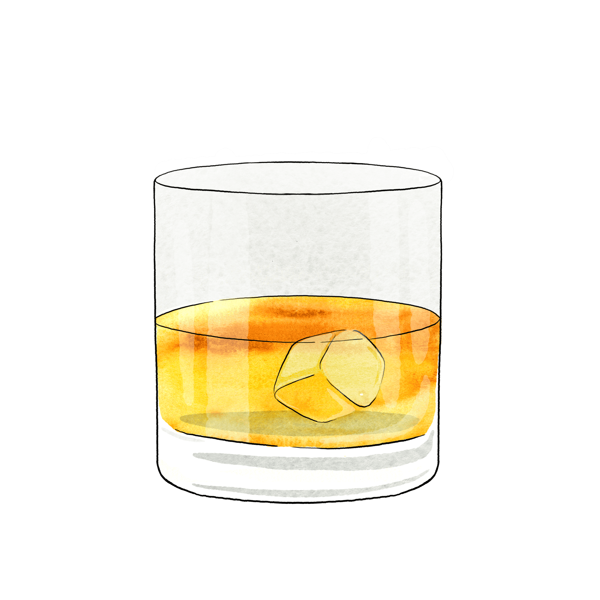IU C&I Studios Page Alcoholic drink in a glass artwork graphic